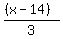 %28%28x-14%29%29%2F3