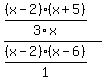 %28%28x-2%29%28x%2B5%29%2F3x%29%2F%28%28x-2%29%28x-6%29%2F1%29