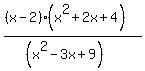 %28%28x-2%29%28x%5E2%2B2x%2B4%29%29%2F%28%28x%5E2-3x%2B9%29%29