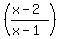 %28%28x-2%29%2F%28x-1%29%29