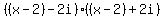 %28%28x-2%29-2i%29%2A%28%28x-2%29%2B2i%29