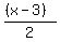 %28%28x-3%29%29%2F2