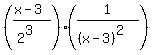 %28%28x-3%29%2F%282%5E3%29%29%2A%281%2F%28%28x-3%29%5E2%29%29