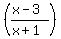 %28%28x-3%29%2F%28x%2B1%29%29