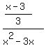 %28%28x-3%29%2F3%29%2F%28x%5E2-3x%29