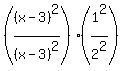 %28%28x-3%29%5E2%2F%28x-3%29%5E2%29+%2A+%281%5E2%2F2%5E2%29