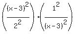 %28%28x-3%29%5E2%2F2%5E2%29+%2A+%281%5E2%2F%28x-3%29%5E2%29