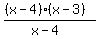 %28%28x-4%29%28x-3%29%29%2F%28x-4%29
