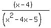 %28%28x-4%29%29%2F%28%28x%5E2-4x-5%29%29