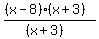 %28%28x-8%29%28x%2B3%29%29%2F%28%28x%2B3%29%29