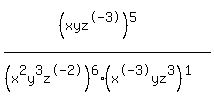 %28%28xyz%5E-3%29%5E5%29%2F%28%28x%5E2y%5E3z%5E-2%29%5E6%28x%5E-3yz%5E3%29%5E1%29