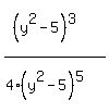 %28%28y%5E2-5%29%5E3%29%2F%284%28y%5E2-5%29%5E5%29