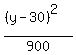 %28%28y-30%29%5E2%29%2F900