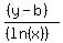 %28%28y-b%29%29%2F%28%28ln%28x%29%29%29