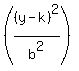 %28%28y-k%29%5E2%2Fb%5E2%29