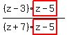 %28%28z-3%29highlight%28z-5%29%29%2F%28%28z%2B7%29highlight%28z-5%29%29