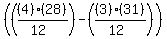 %28+%28%284%29%2828%29%2F%2812%29%29-++%28%283%29%2831%29%2F%2812%29%29%29