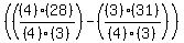%28+%28%284%29%2828%29%2F%284%29%283%29%29-++%28%283%29%2831%29%2F%284%29%283%29%29%29