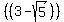 %28++%283-sqrt%285%29%29+++%29