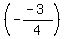 %28+-+%28-+3%29%2F4%29