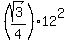 %28+sqrt%283%29%2F4%29%2A12%5E2