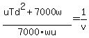 %28+uTd%5E2+%2B7000w%29%2F7000wu+++=+1%2Fv