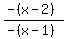 %28-%28x-2%29%29%2F%28-%28x-1%29%29