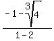 %28-+1+-+root+%283%2C+4%29%29%2F%281+-+2%29