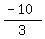 %28-+10%29%2F3