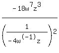 %28-+18w%5E7z%5E3%29%2F%281%2F%28-4w%5E-1z%29%29%5E2