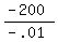 %28-+200%29%2F%28-+.01%29