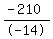 %28-+210%29%2F-+14