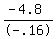 %28-+4.8%29%2F-+.16