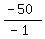 %28-+50%29%2F%28-+1%29