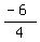 %28-+6%29%2F4