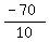 %28-+70%29%2F10