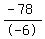 %28-+78%29%2F-+6