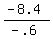 %28-+8.4%29%2F%28-+.6%29