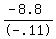 %28-+8.8%29%2F-.11