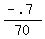 %28-.7%29%2F70