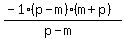 %28-1%28p-m%29%28m%2Bp%29%29%2F%28p-m%29