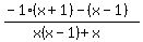 %28-1%28x%2B1%29-%28x-1%29%29%2F%28x%28x-1%29%2Bx%29