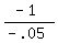 %28-1%29%2F%28-.05%29