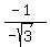 %28-1%29%2F%28-sqrt%283%29%29