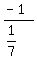%28-1%29%2F%281%2F7%29