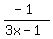 %28-1%29%2F%283x-1%29