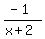 %28-1%29%2F%28x%2B2%29