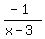 %28-1%29%2F%28x-3%29