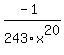 %28-1%29%2F243x%5E20