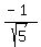 %28-1%29%2Fsqrt%285%29